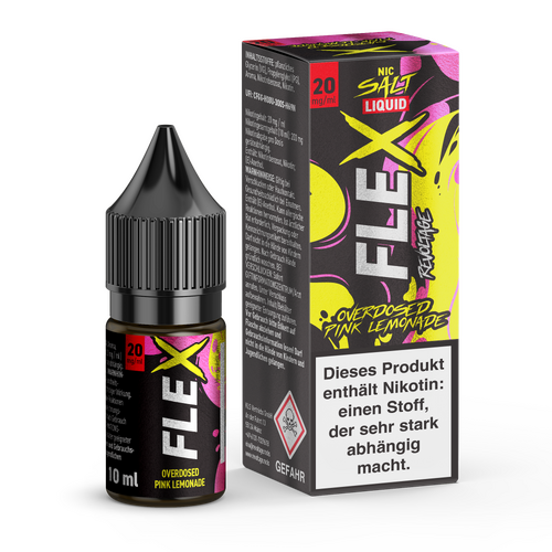 Revoltage  FLEX – Overdosed Pink Lemonade E-Liquid 20 mg / 10ml